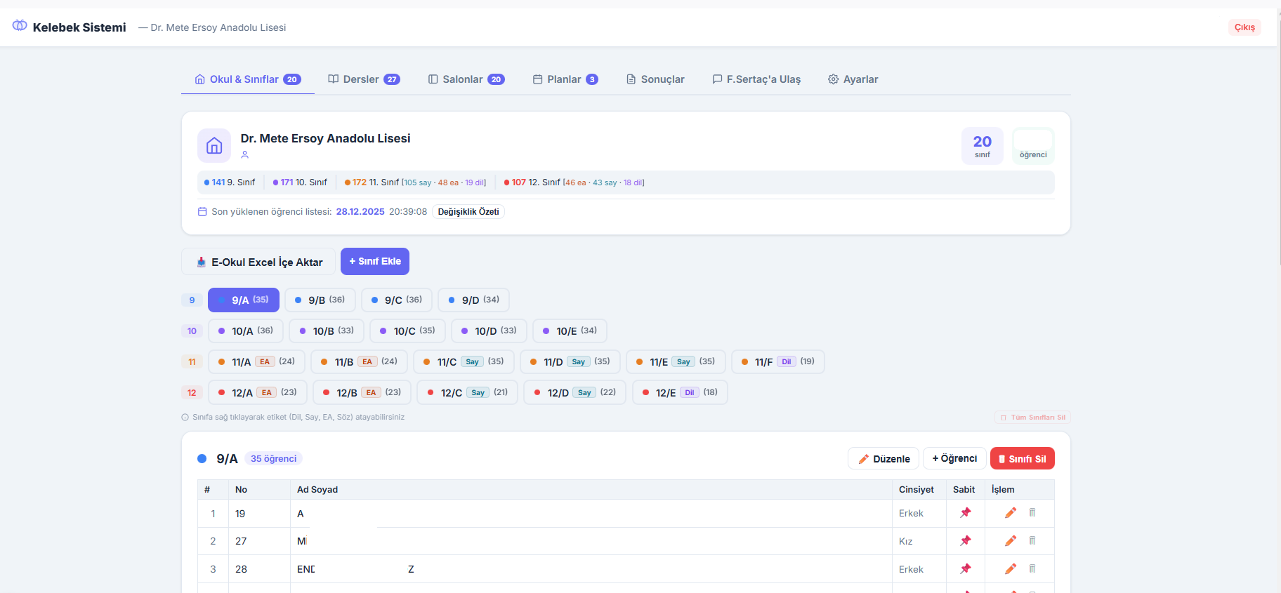 Okul & Sınıf Yönetimi